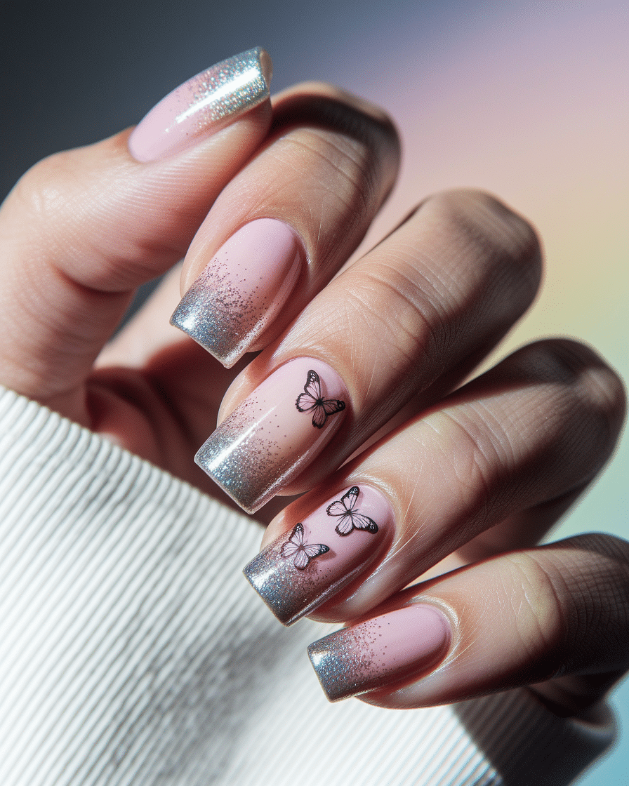 0003_2_a-close-up-photograph-of-a-beautiful-han_QrmwYsdKTW-jx_-Pjh7GEg_sGxXtXONQi6kl0aFuXkvQQ Butterfly Nail Art Ideas That Add Whimsy and Elegance to Every Manicure