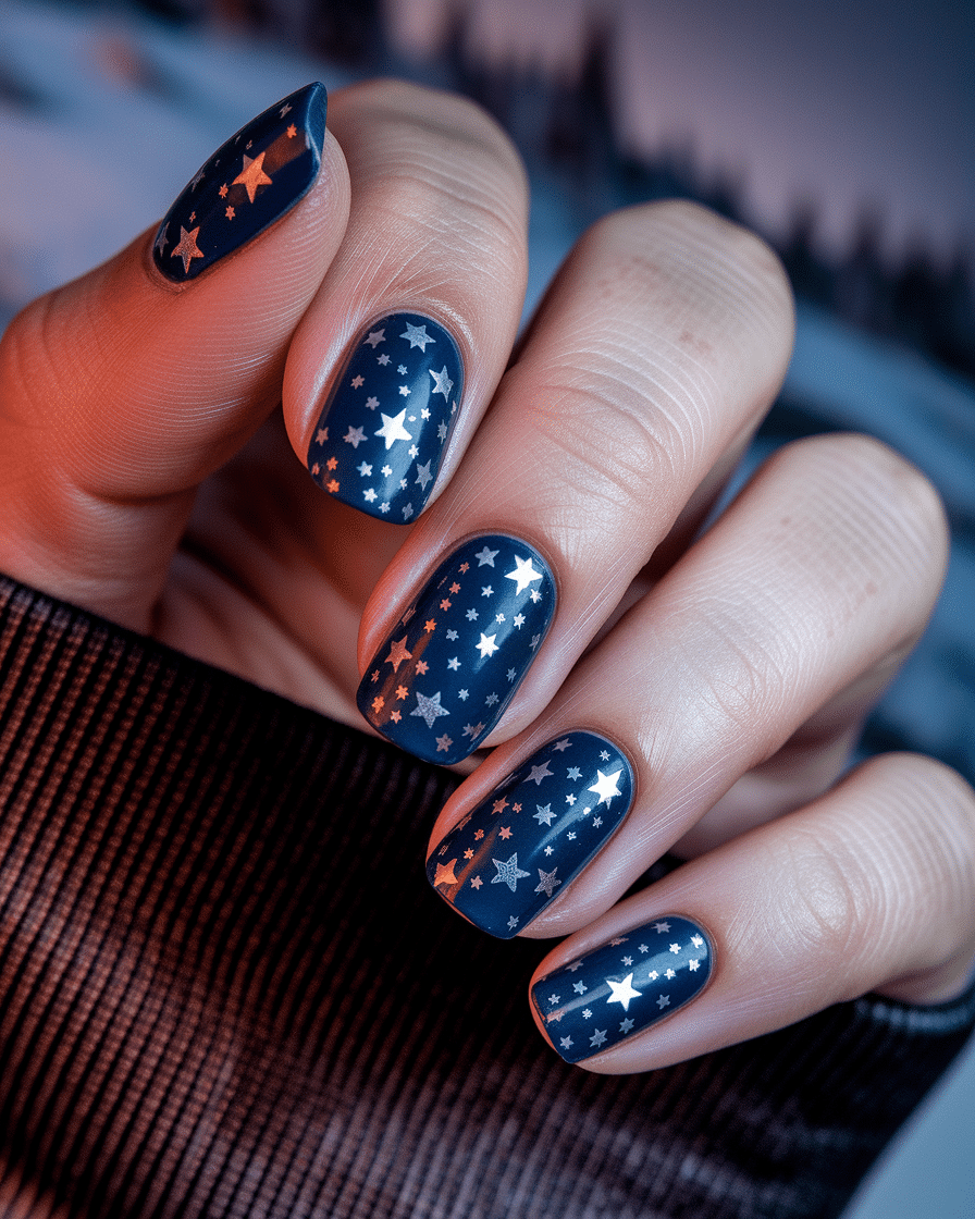 Embracing the Magic of Winter Through Nails
