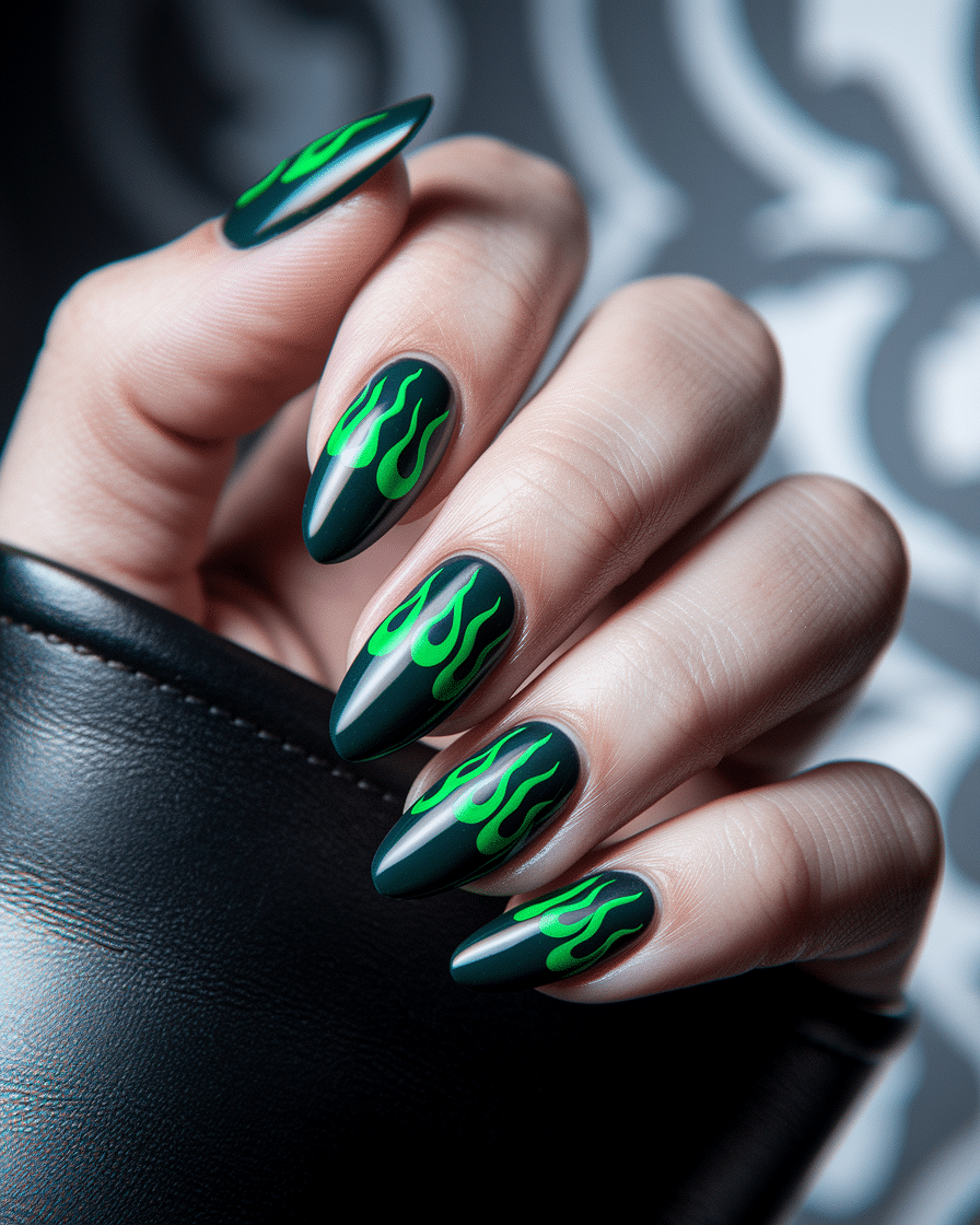 The Allure of Deep Green Nails: A Timeless Trend That Elevates Every Look