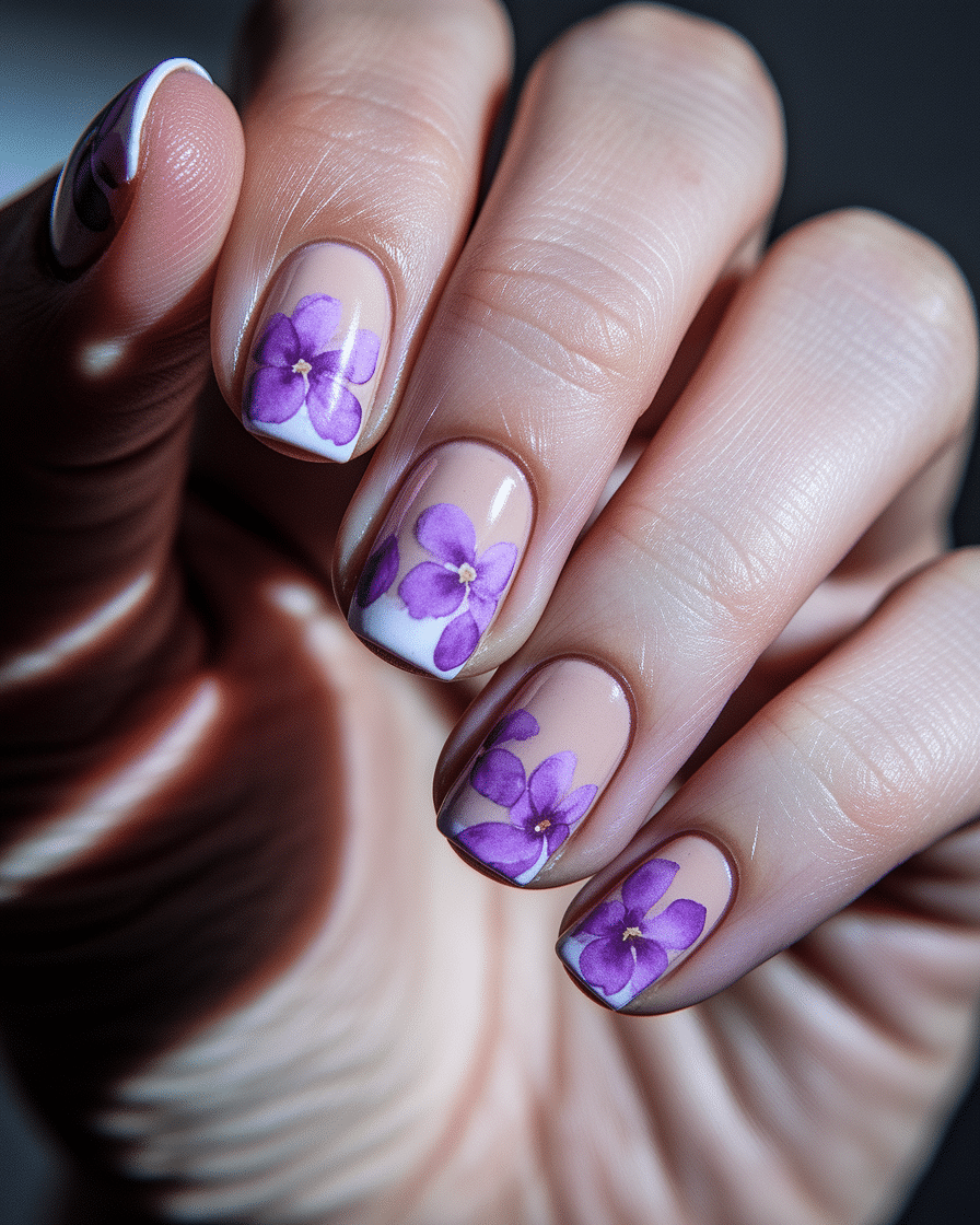 0009_2_a-close-up-of-a-beautiful-hand-with-nail_dOP2BZfmRZKGIM4OLlVZBQ_HHI60u3gRJ-wSvpfjykruA Embracing Floral Elegance: The Rise of Purple Nail Designs for Spring 2025