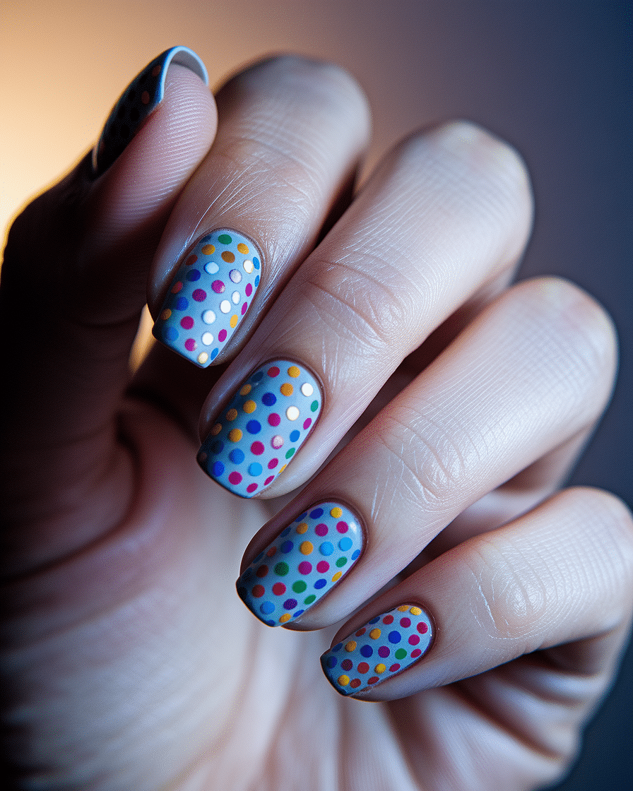 Elegant Nail Designs with Grey Tones for a Birthday-Ready Manicure
