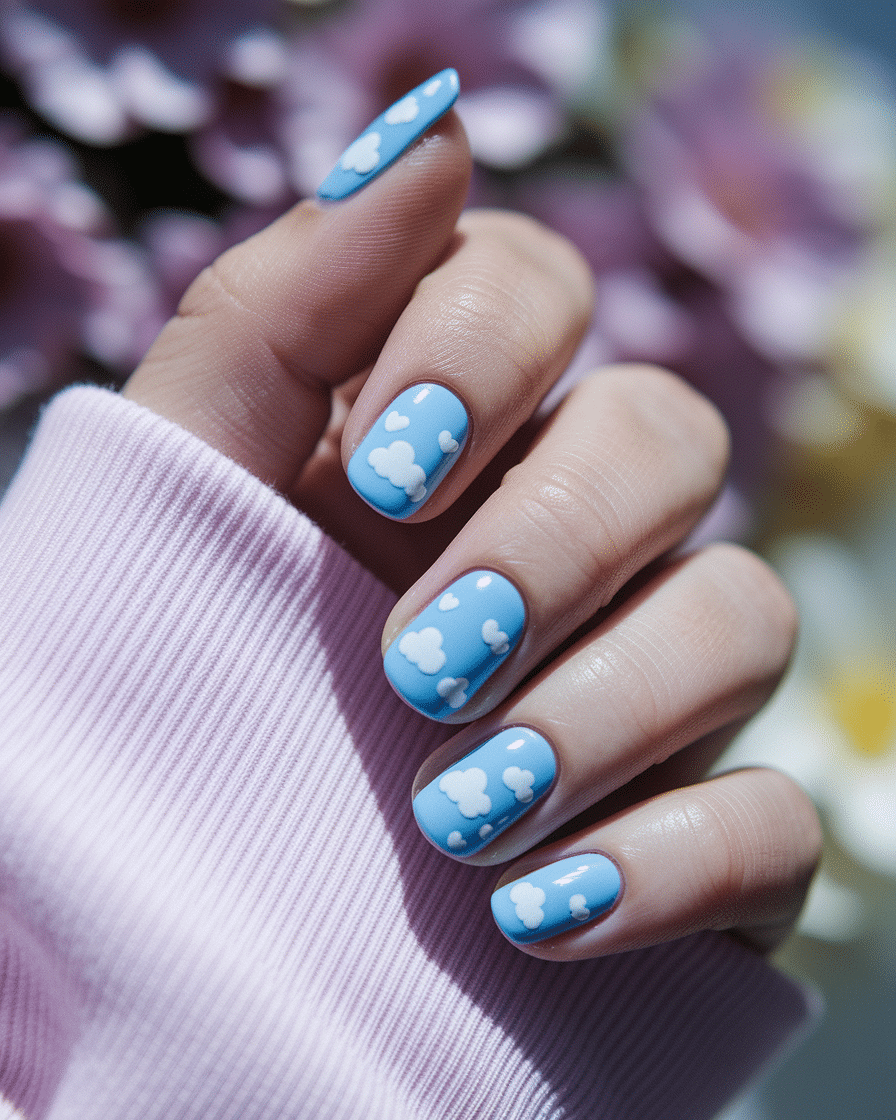 Romantic Nail Designs with a Bold Twist: Why Blue is the New Valentine’s Favorite