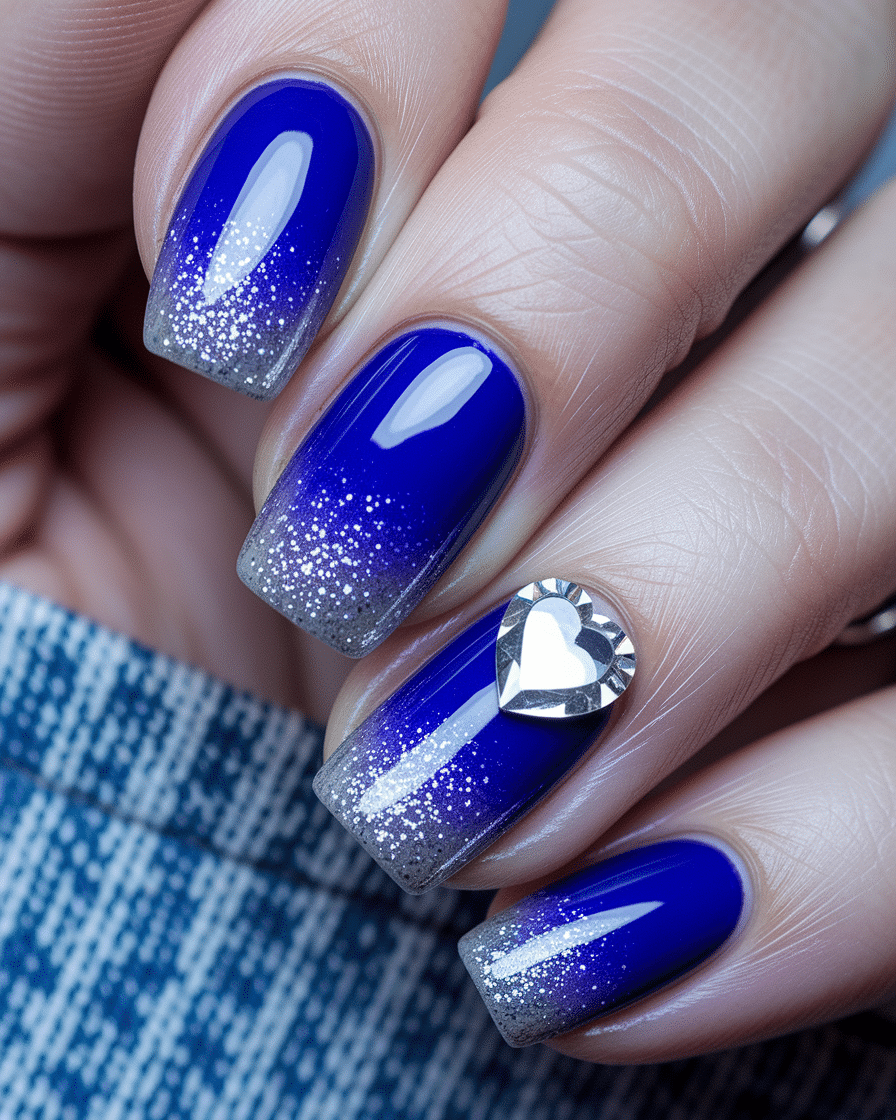 Romantic Nail Designs with a Bold Twist: Why Blue is the New Valentine’s Favorite