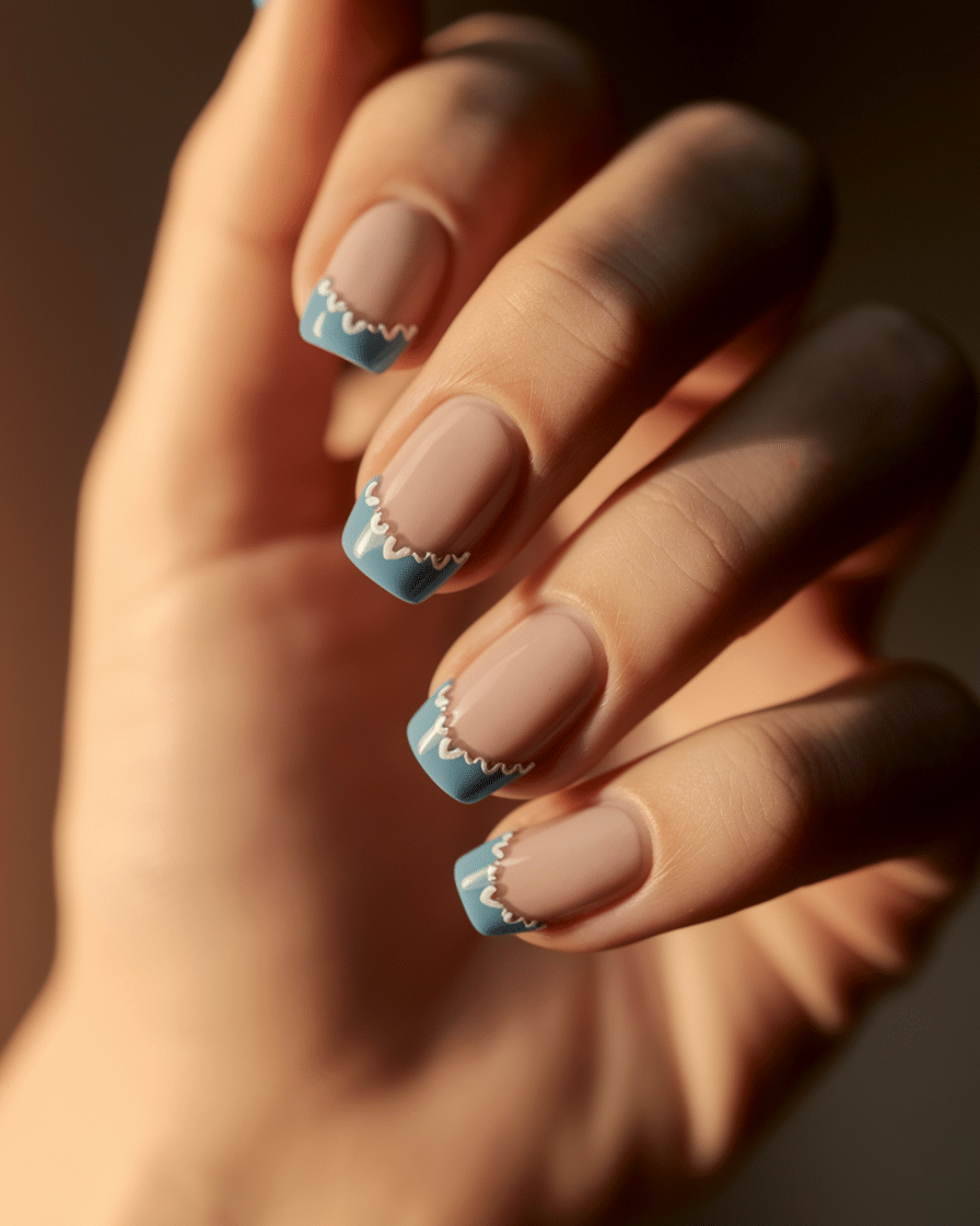 Romantic Nail Designs with a Bold Twist: Why Blue is the New Valentine’s Favorite