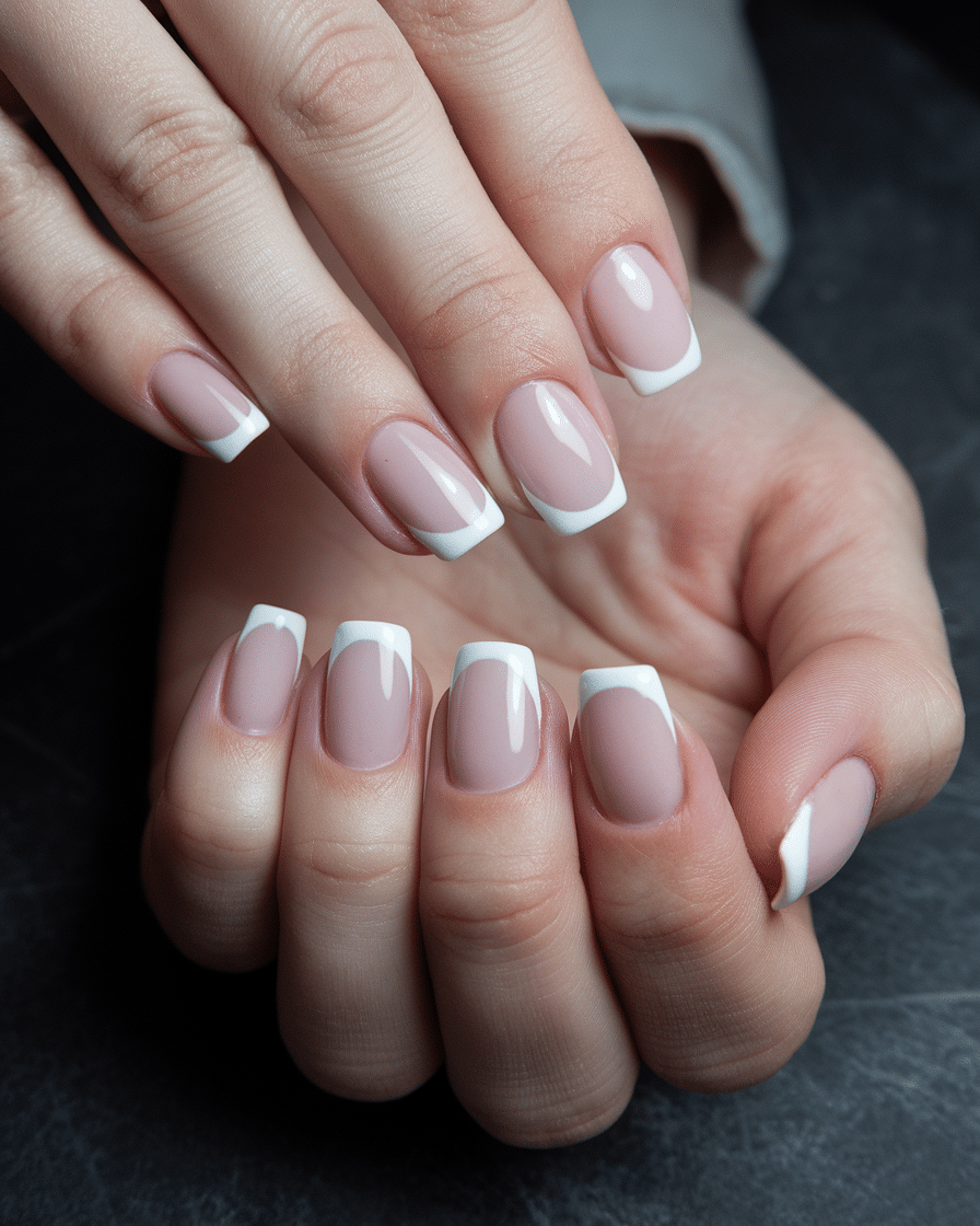 0012_4_a-photo-of-a-beautiful-hand-with-classic_uwUyOhBDRWGszArLxPF-aA_H1ENCvt1RnS4sQKLl536gQ_cover Timeless Elegance: The Allure of French Nail Designs on Almond-Shaped Medium Nails