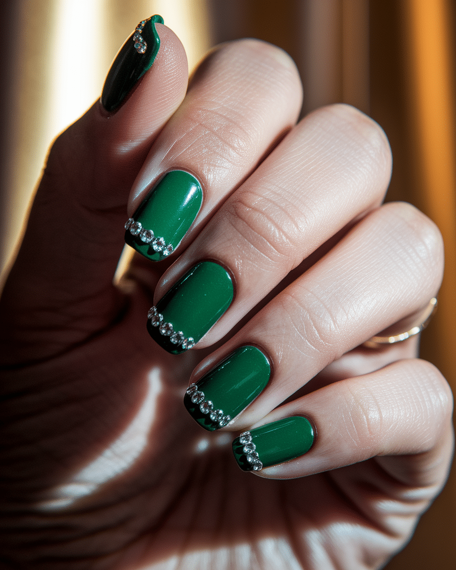 The Allure of Deep Green Nails: A Timeless Trend That Elevates Every Look