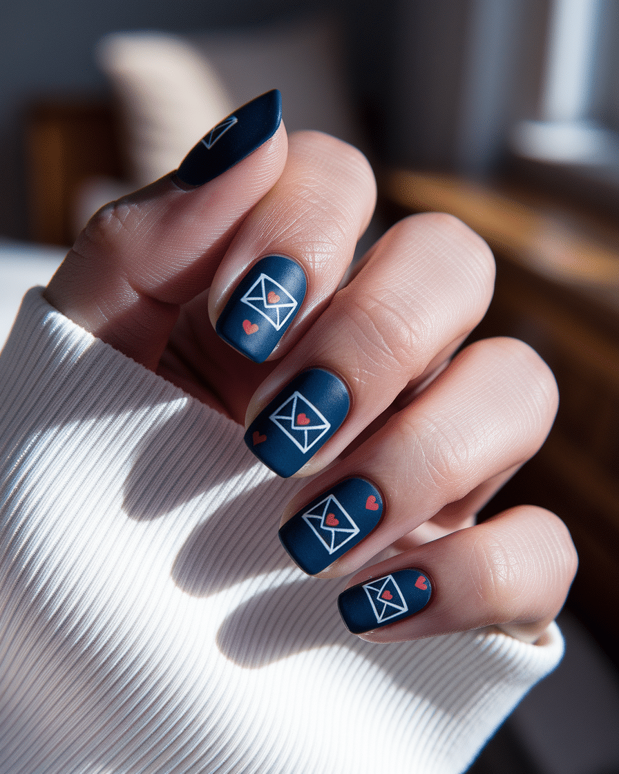 Romantic Nail Designs with a Bold Twist: Why Blue is the New Valentine’s Favorite
