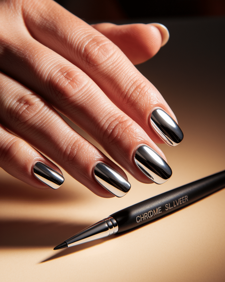 0013_2_a-close-up-photograph-of-a-beautifully-m_fbi4lWN4RnGrM-87Bydw1A_7hKCZ3IOQ0qQsucvunWfnA How to Elevate Your Manicure with Silver Chrome Paint Gel