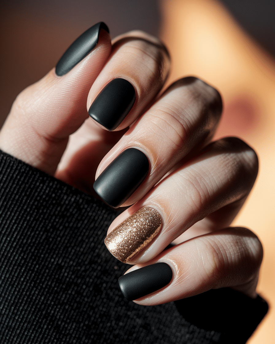 Elegant Gold Nail Designs for a Sophisticated Winter Manicure