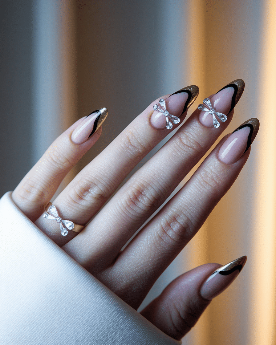 0014_2_a-beautifully-manicured-hand-with-elegan_shchnb9gRZ26DCs7FW5FLw_BoDvuYjpSjKXPdL02yKVJg Elegant Nail Trends for 2025: Embracing Black Polka Dots, Bows, and Almond Shapes