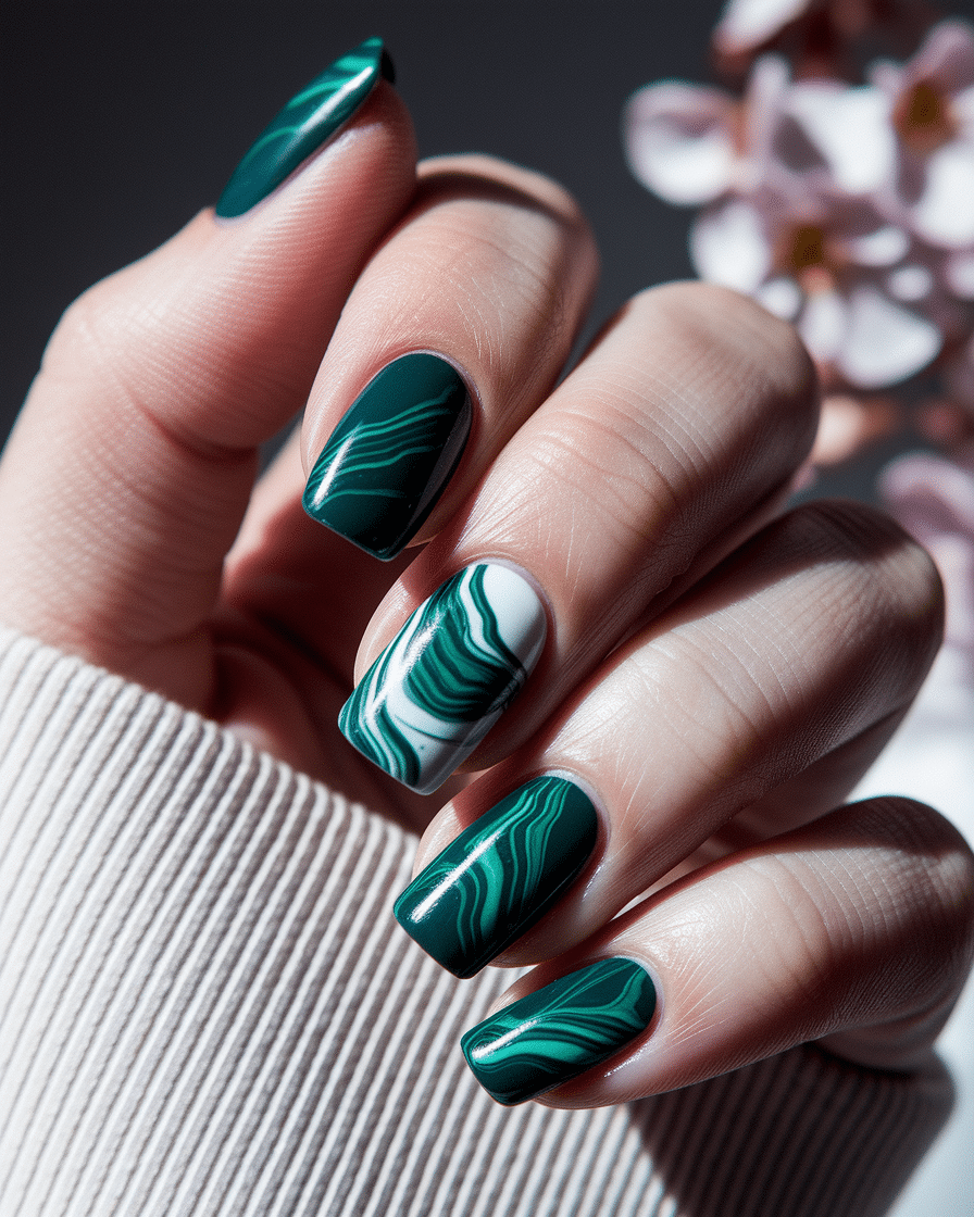 The Allure of Deep Green Nails: A Timeless Trend That Elevates Every Look