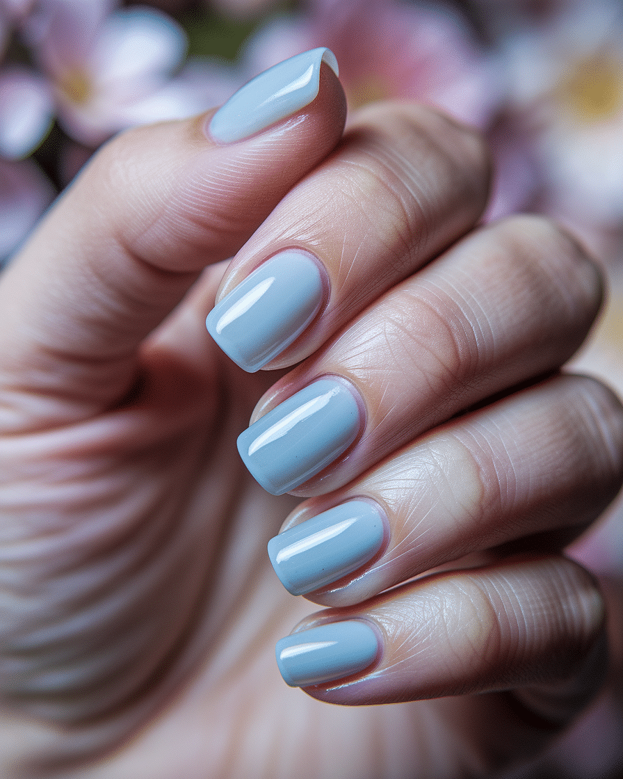 0014_3_a-close-up-photograph-of-a-beautiful-han_8SpJ1jMfQH6DLWH41vLRpg_lyvFBIUETvqWc2yEGXdjmQ Light Blue Nail Designs for a Soft and Timeless Manicure Look
