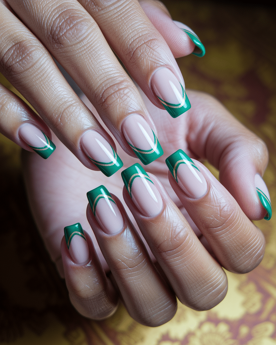 The Allure of Deep Green Nails: A Timeless Trend That Elevates Every Look