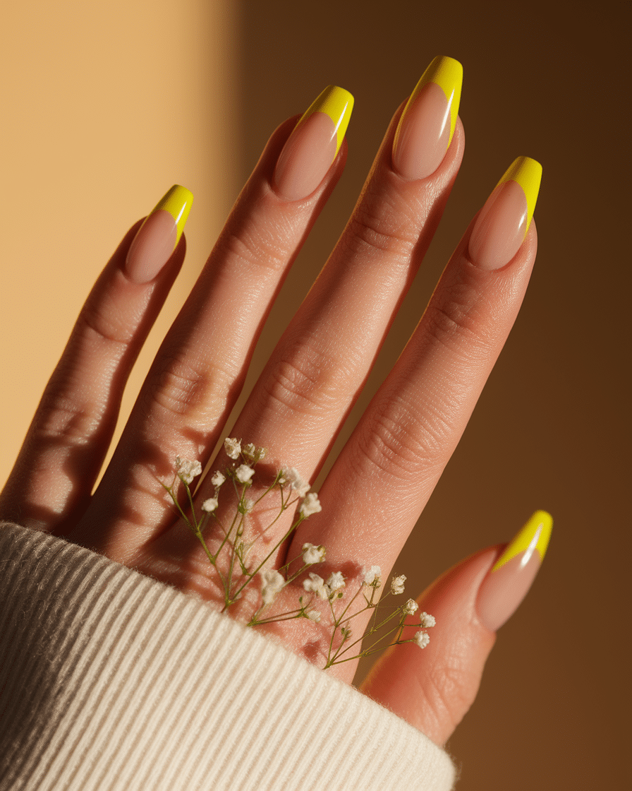 0017_1_a-close-up-photograph-of-a-beautiful-han_WoeApBJRR3aw-a2DupmXOQ_LgxASWBpQbK_imF06ZTl5Q Embrace the Glow of Spring with Yellow French Flower Nails