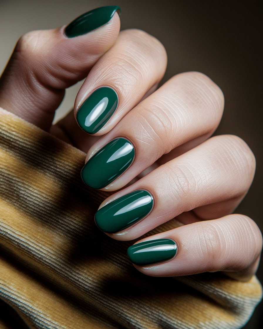 The Allure of Deep Green Nails: A Timeless Trend That Elevates Every Look