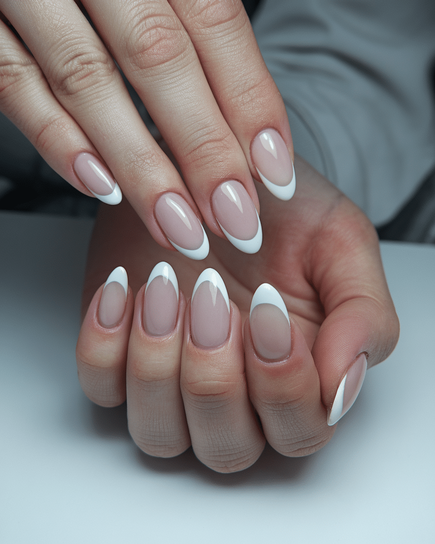 0018_3_a-photo-of-a-hand-with-classic-almond-sh_rPDQX2DBRO6ggCZge-M3Bg_JaCrHOcnTu6j3r2ONL6sTQ The Soft Elegance of Milky White Nails: A Minimalist Dream