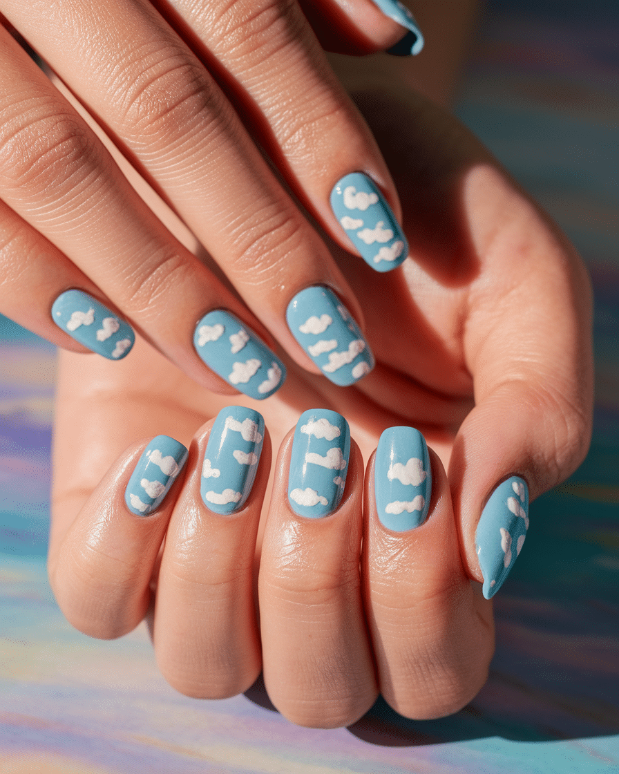0022_1_a-close-up-photograph-of-a-beautifully-m_3VzeLKl9QleBi6JJDZZW9w_-I-O4nk8SdyTRorgiNUV8w Light Blue Nail Designs for a Soft and Timeless Manicure Look