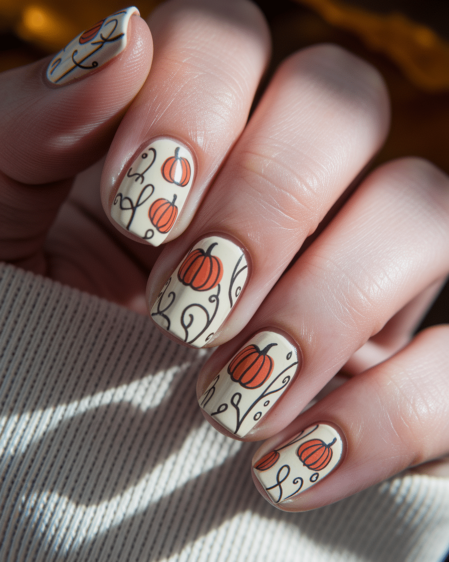 0001_3_a-close-up-photograph-of-a-beautifully-m_stCTSrY6Tc6K7WbF2GLrAg_FNS7k7wLSj2QOX4cHog7Ww Fall Nail Art Inspiration: Bold Print Designs to Elevate Your Seasonal Style