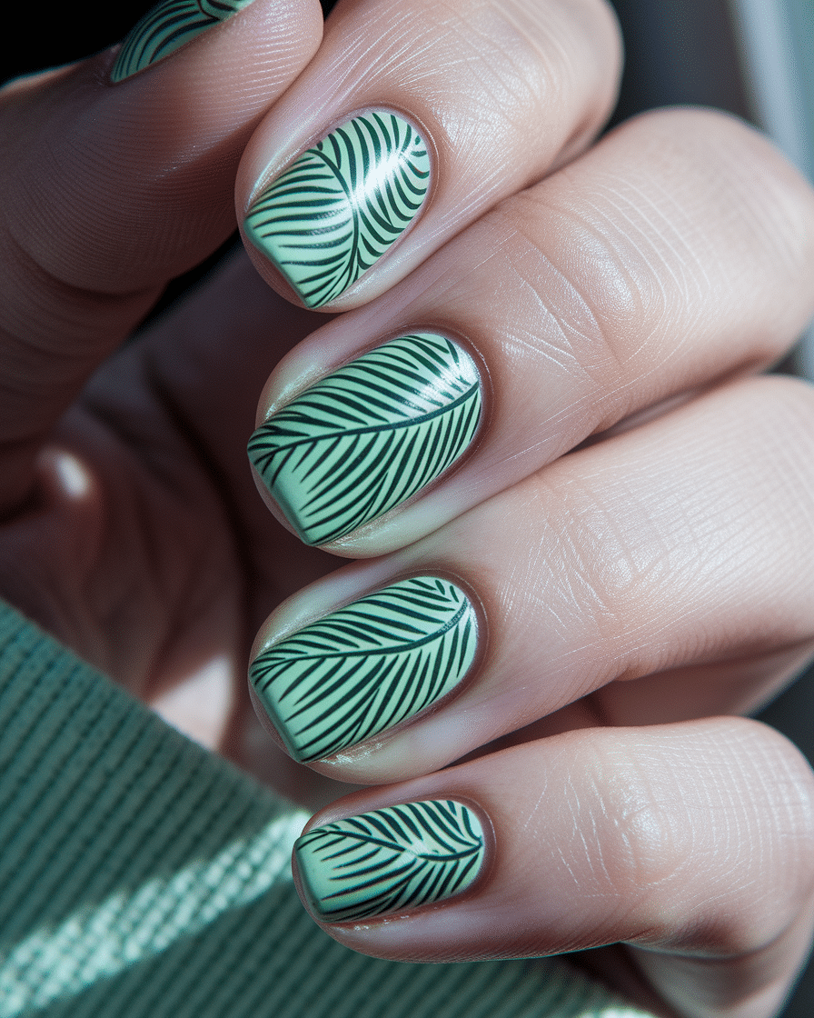Fresh Green Nail Designs for Spring That Are Perfect for Almond Nails