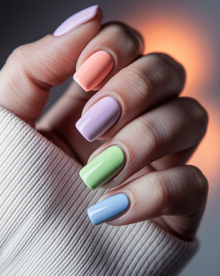 0002_2_a-close-up-photograph-captures-the-intri_SsWCJEBaSFee2aOUih0PhQ_5SOffZrbTCKVaD_W2YkQfg_cover Fresh and Playful Nail Designs for a Soft and Colorful Look