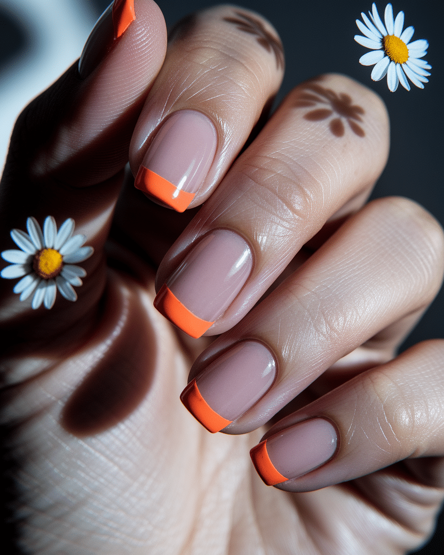 Trending Floral French Tips for Every Season