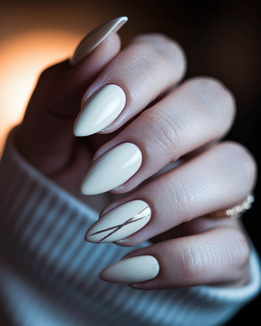 Elegant and Creamy Nail Designs That Will Make Your Special Day Unforgettable