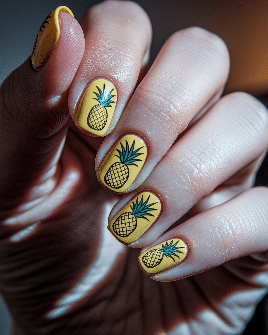 0004_3_a-close-up-photograph-of-a-beautiful-han_u46Nf8R6SaaFHa-XytMjqA_N8Ah40h-RbiBlPkudQiUlQ Bright and Fun Nail Designs for Short Summer Nails