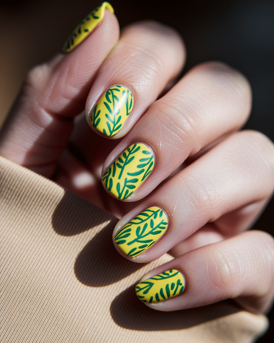Fresh Nail Ideas with Floral and Yellow Designs for Every Season