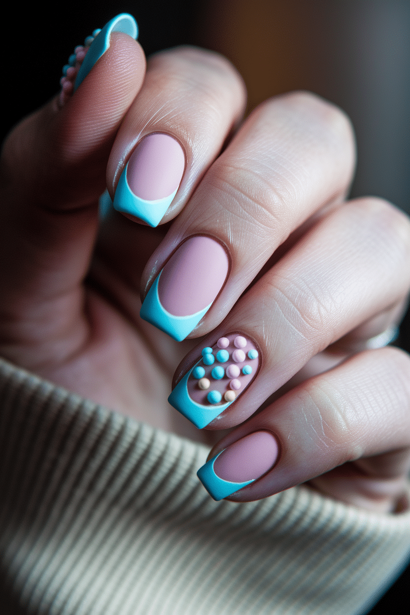 0007_2_a-close-up-photograph-captures-a-beautif_ORLuitKzTfKFSsrTCC55sg_Yix5eOhNSom207-PebDj0Q Matte Pastel Nail Designs with a Playful Twist: The Charm of Asymmetrical French Tips and 3D Bubble Art