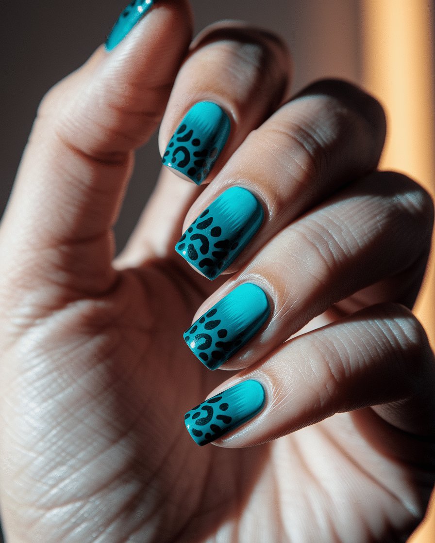 0007_2_a-close-up-photograph-captures-the-intri_GkeL1cu2RVqctYlYSfFByQ_ETD_DHfDSqiz3lFvVd8D4A Bold and Stylish Animal Print Nails: How Blue Leopard Designs Are Taking Over