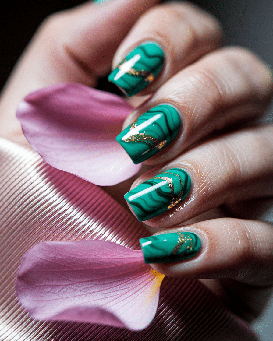 0007_2_a-close-up-photograph-captures-the-intri_UVVsIo5FRruDx4Ai3fv3mw_m7ifllXiTjqC7XUqhWH6_g Fresh Nail Trends for Spring: How Green and Floral Designs Are Taking Over