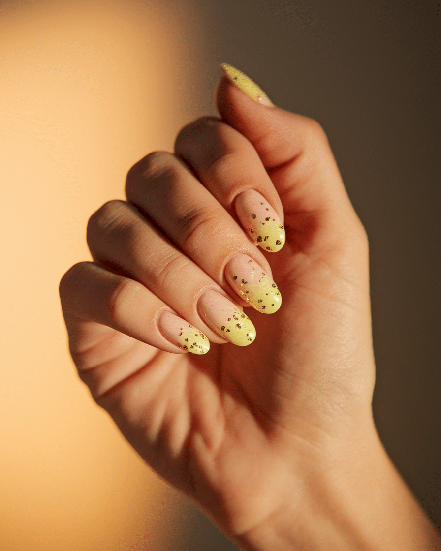 0007_2_in-a-close-up-photograph-a-beautiful-han_mw4p-VKESRGBsybkxuaC5Q_HOY8IPlvTZqUPeERvpsyZg The Radiant Appeal of Yellow and Gold Nails for a Bold, Vibrant Look