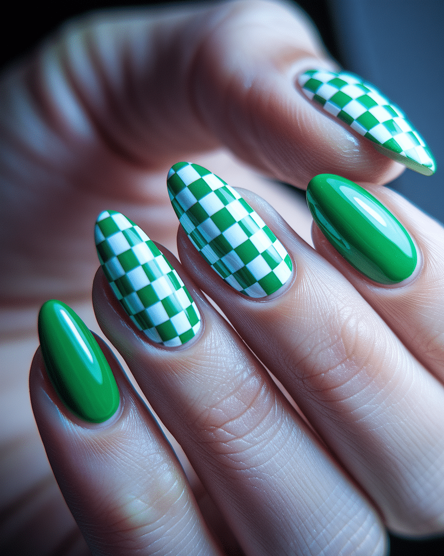 Fresh Green Nail Designs for Spring That Are Perfect for Almond Nails