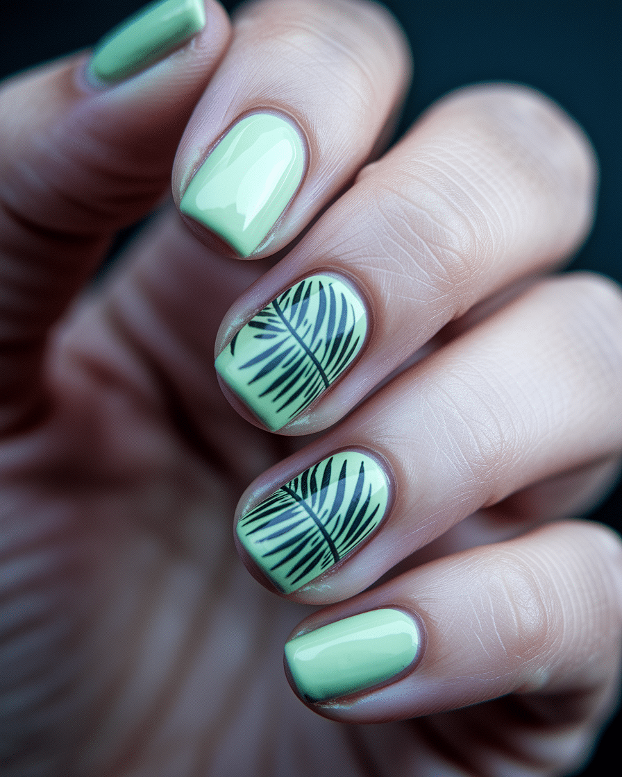 0008_3_a-close-up-photograph-captures-the-intri_vOoFUbJHReSM9CGC6_8mFQ_HCz_ZSMNQZ2Ga-JRcEXHrg Elegant Nail Color Combinations That Make a Bold Statement