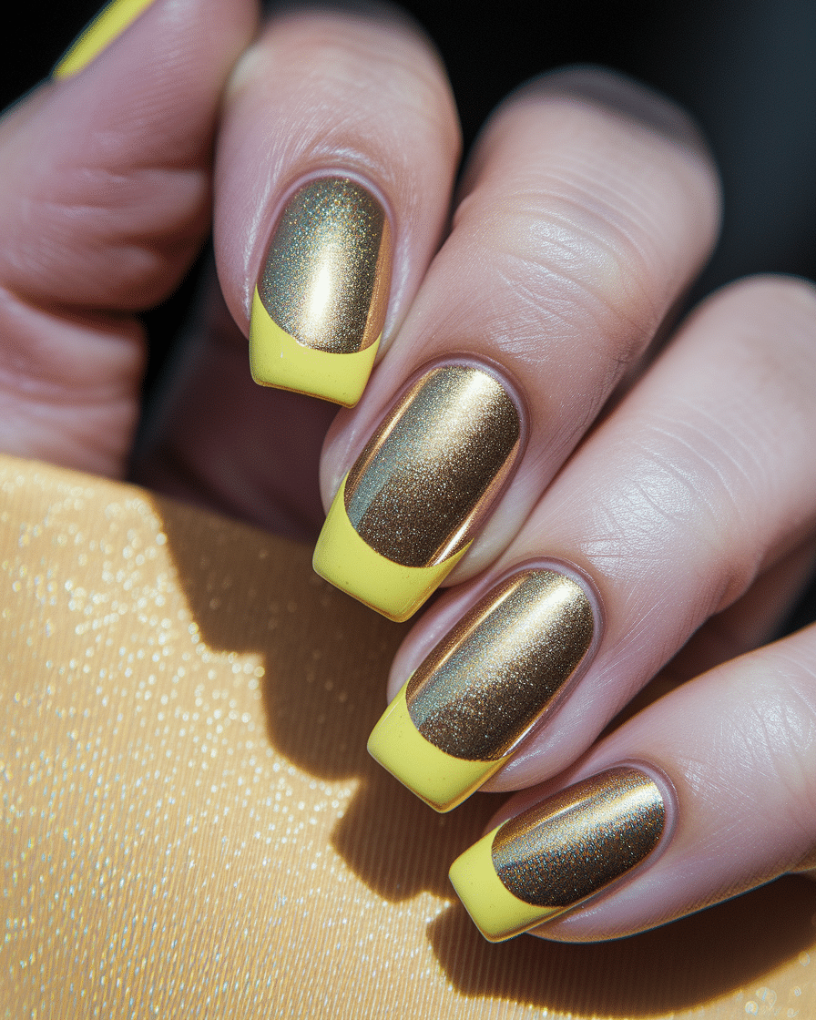 0009_4_a-close-up-photograph-captures-the-stunn_UHfRKTaMRMOC1TqRr_l5Fg_-6W6xNq4REWbYshn3AZ43g The Radiant Appeal of Yellow and Gold Nails for a Bold, Vibrant Look