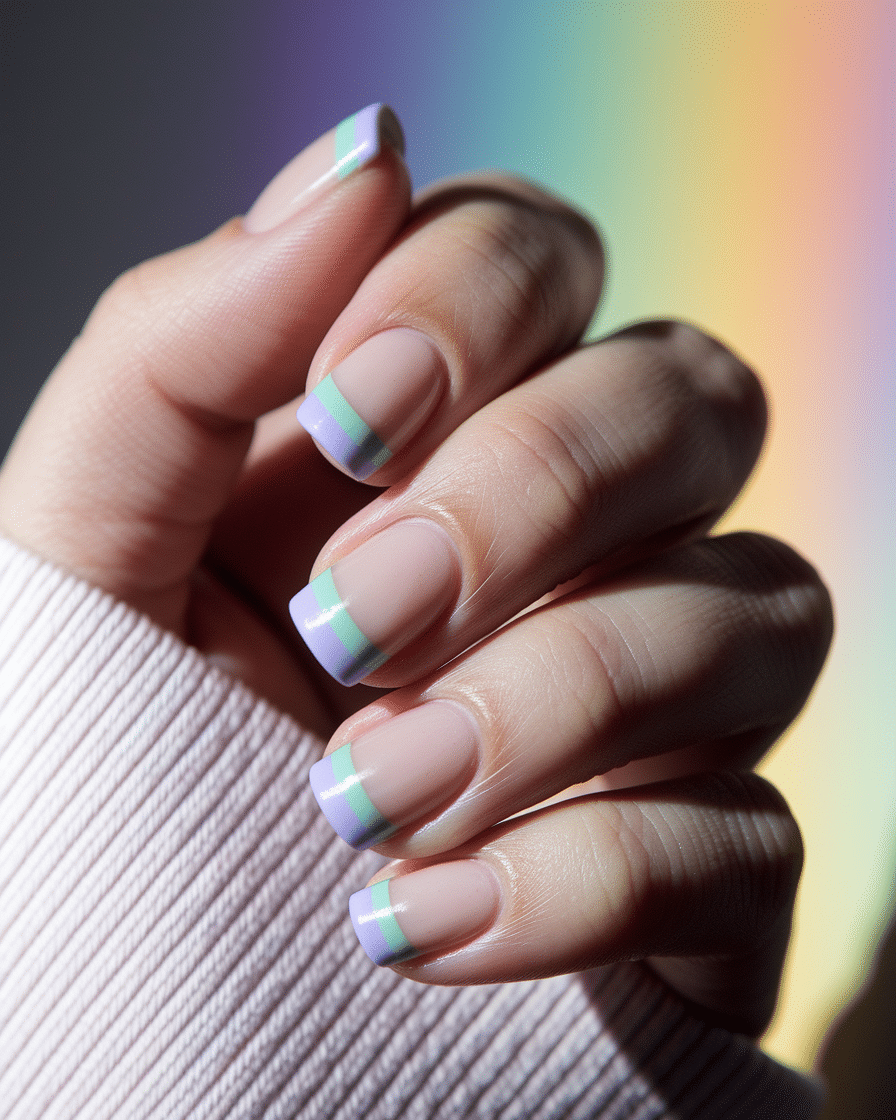 0010_2_a-close-up-photograph-captures-the-intri_dyEs-qBTTZWBRL8b8UC3kQ_SvLmWMilQ0ePGoumobBF0A_cover Fresh and Playful Nail Designs for a Soft and Colorful Look