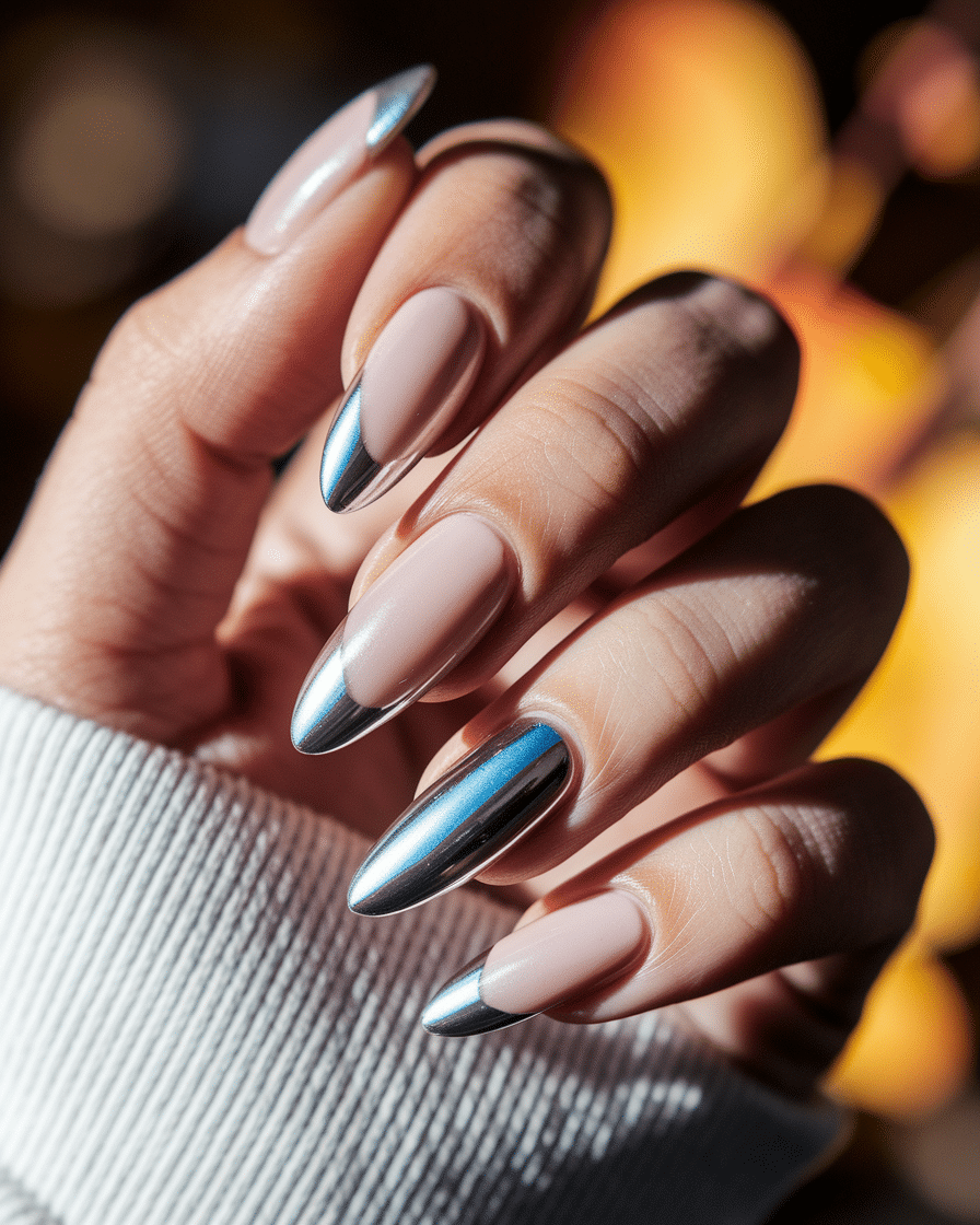 0010_3_a-close-up-photograph-of-a-beautiful-han_M6KMiz0NQdqUaaZTVRiEnA_kFKPiA8WSUuUoxxp3tebNg The Elegant Glow of Pearl Chrome Nails: A Timeless Trend You Need to Try