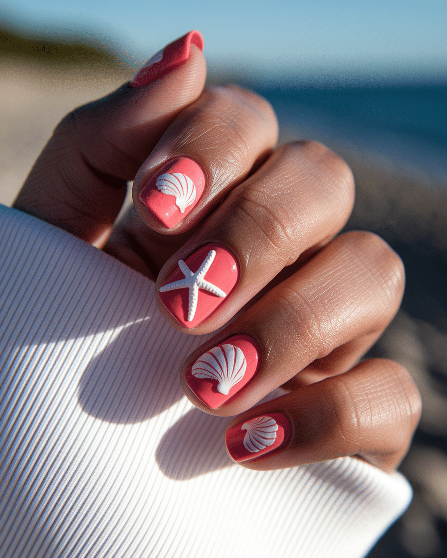 0010_3_a-close-up-photograph-of-a-beautiful-han_ruWgr4X1RDadCPkI0UujHQ_lHbYkAYVTh6mksH5rX4F3g_cover Bright and Fun Nail Designs for Short Summer Nails