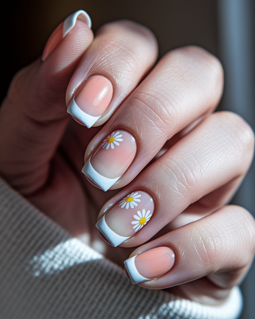 Trending Floral French Tips for Every Season