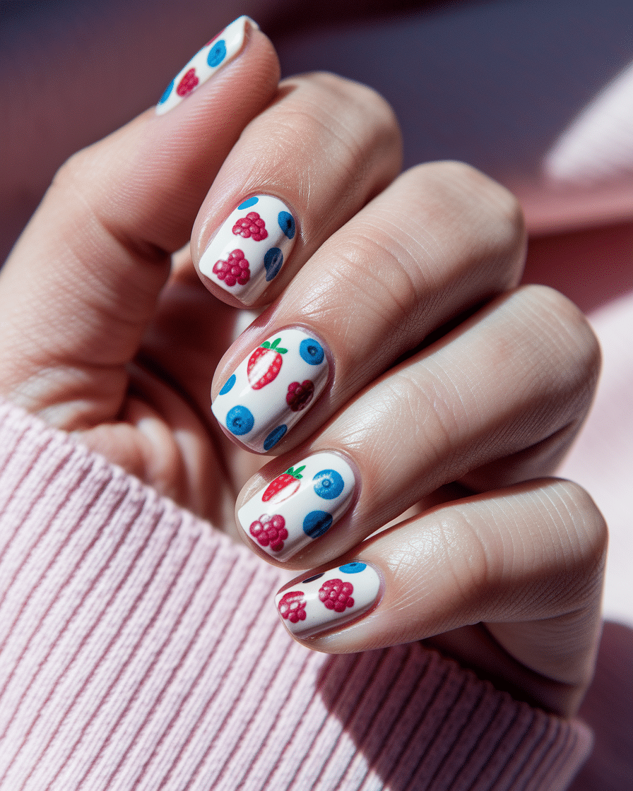 0014_3_a-close-up-photograph-captures-a-hand-wi_bGJZDO0cQiSHWhS9HUYkTA_KD_xoDFFSiCdOQrSSBS9rQ Best Fruit Nail Design Ideas for Summer 2025 That Are Sweet, Fun, and Full of Color
