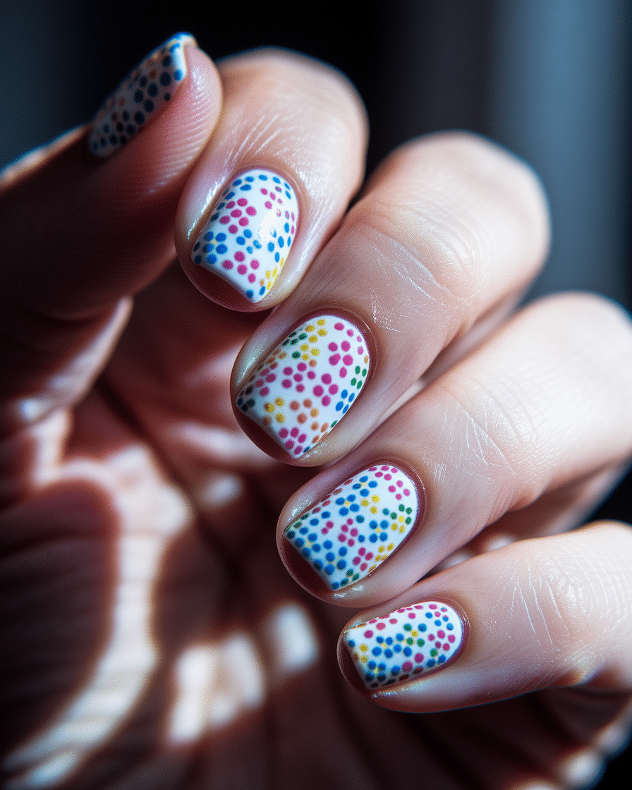 Creative Nail Design Ideas You Can Try with Any Multi-Color Polish Set