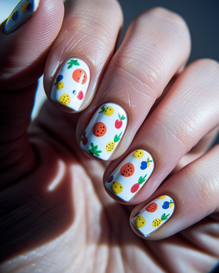 0002_3_a-close-up-photograph-captures-a-beautif_vNarrunzTmOBAPBg3b-oSg_OaiP9d3QT7unRCb9-Wj5Ow Fresh Summer Nail Design Ideas with a Playful Fruit Twist
