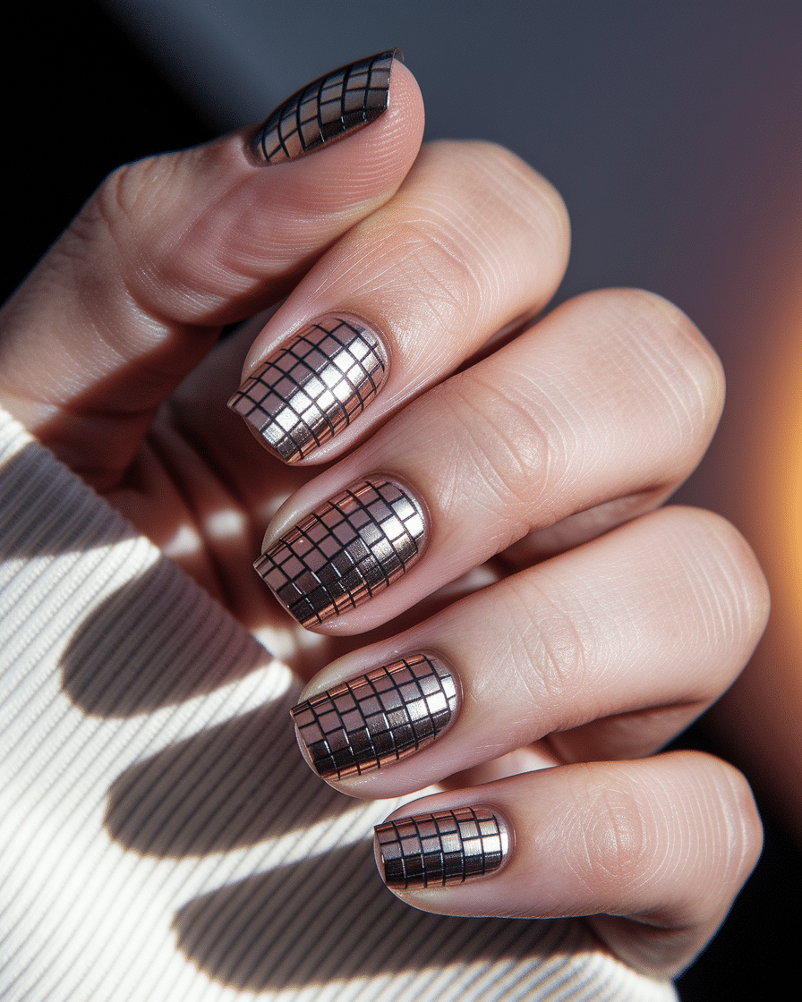 0004_2_a-close-up-photograph-captures-the-intri_HOf4Rh91Q36D4VwCKX6ISQ_Zs_6ptKrR1eYinaBta9Eaw Elegant Metallic Nail Designs That Combine Gold, Silver, and Rose Gold Foils
