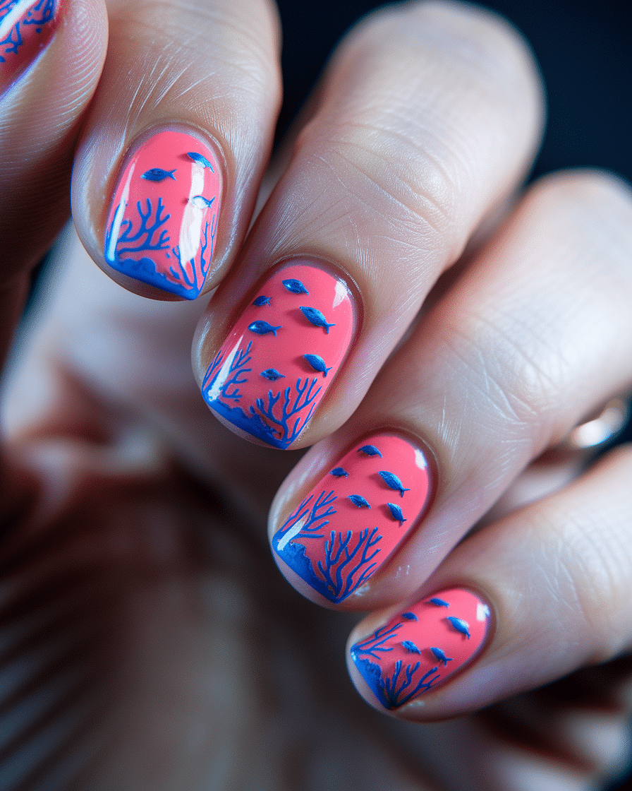 Beach Nail Design Ideas That Are Perfect for a Summer Getaway