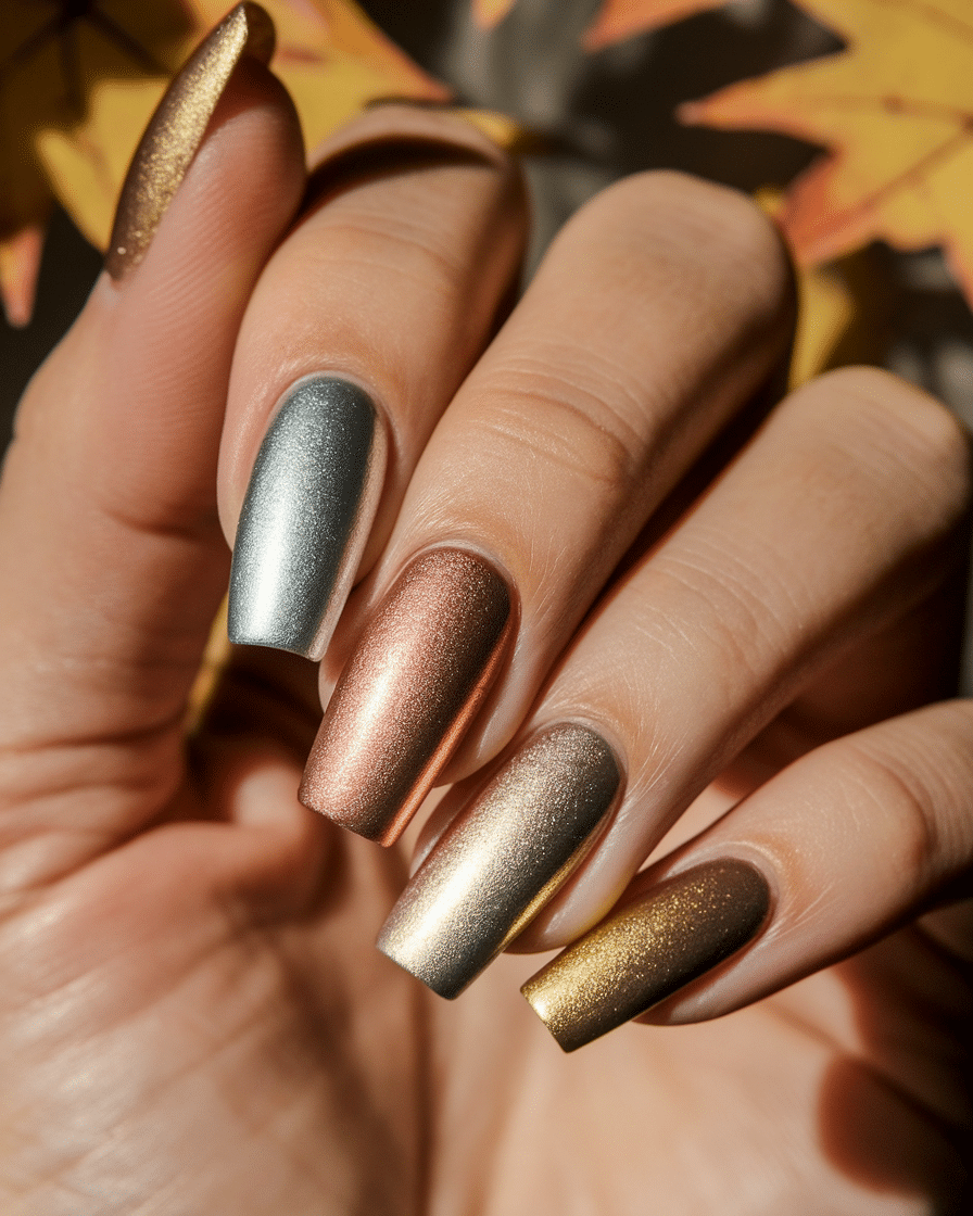 0005_1_a-close-up-photograph-of-a-beautiful-han_1fld3LwqQkmsdKmoukjWqA_wdRItFMaQAqUki-0Fw4RoQ_cover Elegant Metallic Nail Designs That Combine Gold, Silver, and Rose Gold Foils