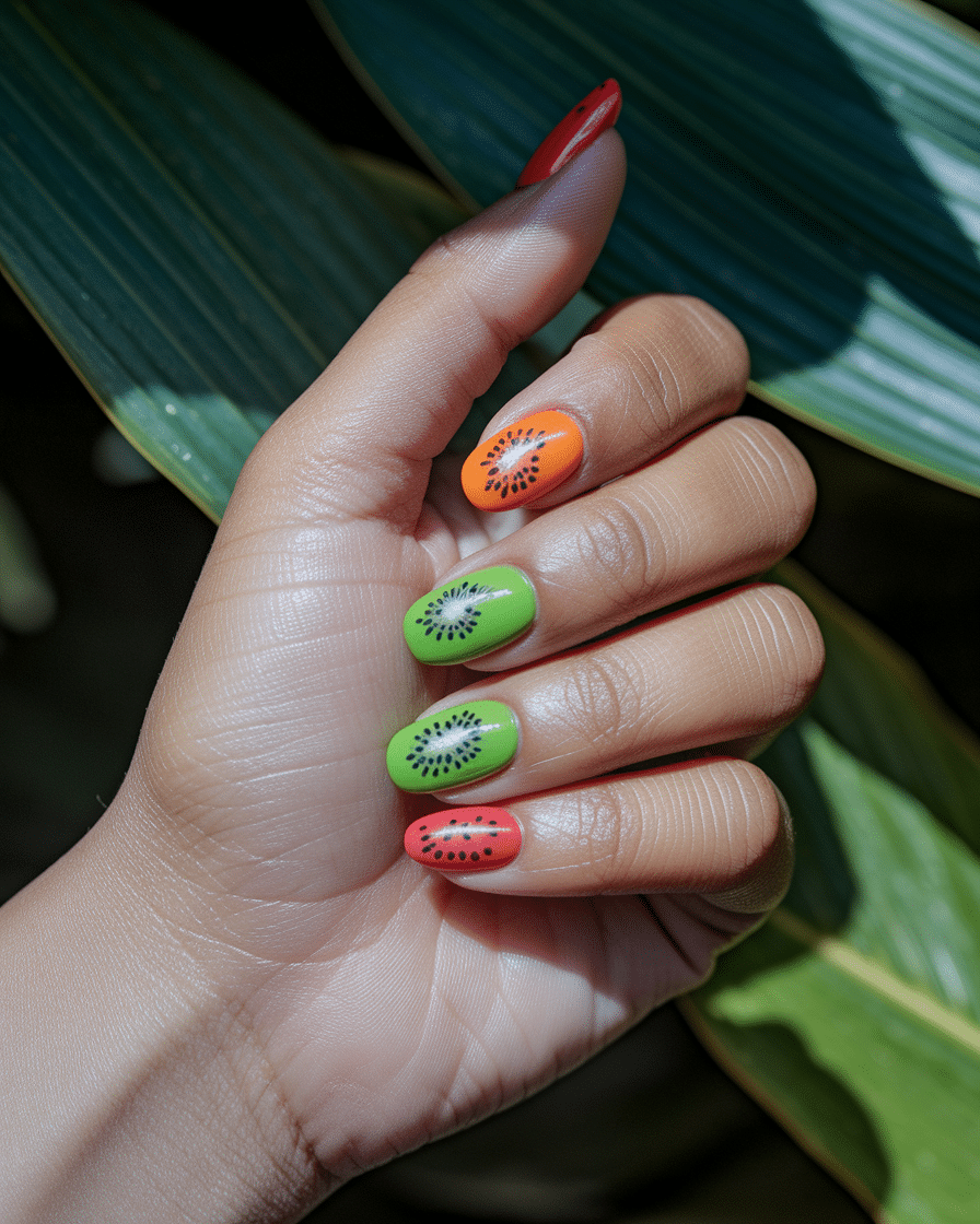Creative Nail Design Ideas You Can Try with Any Multi-Color Polish Set