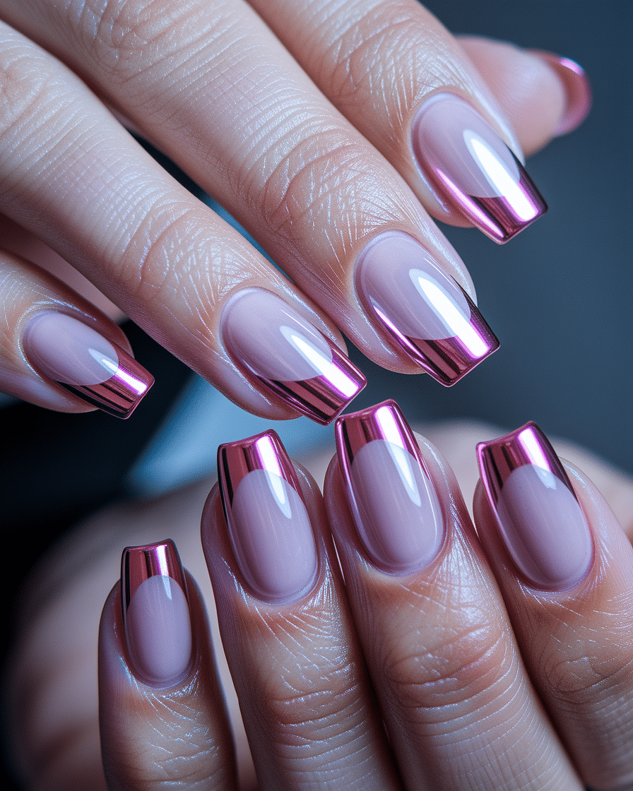 The Best Pink Chrome Nail Ideas to Elevate Your Manicure Game