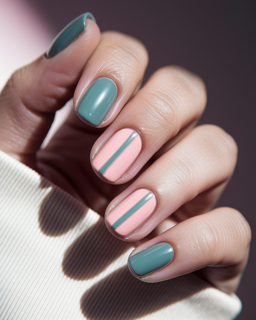 Creative Nail Design Ideas You Can Try with Any Multi-Color Polish Set