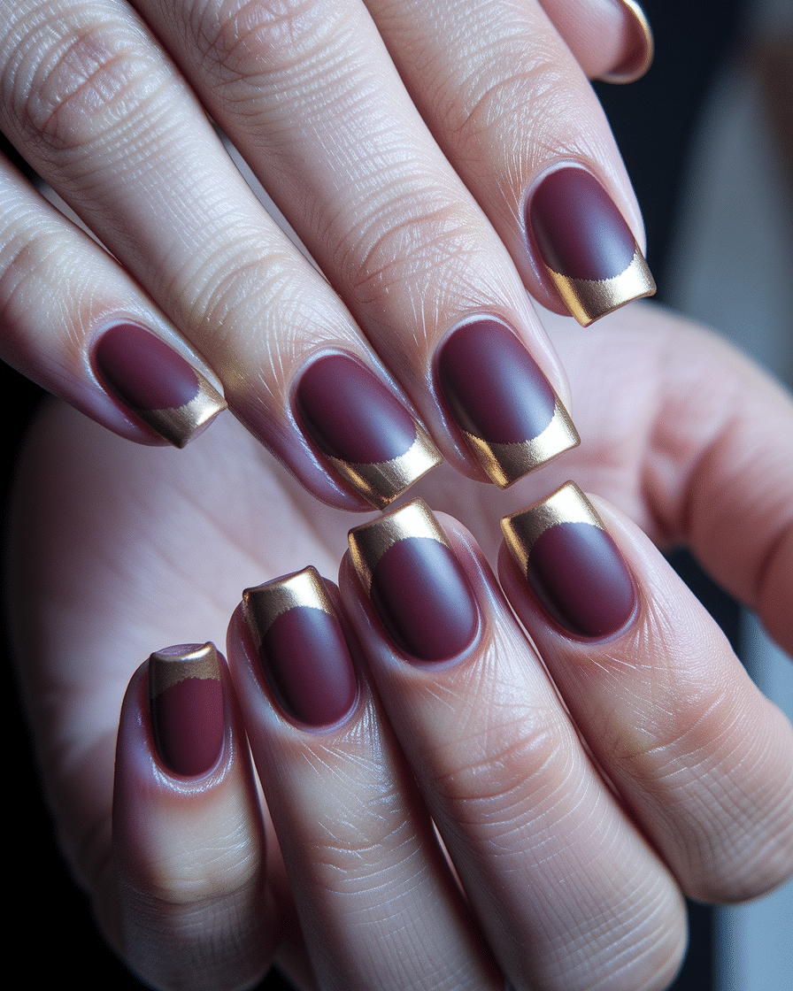 0010_2_a-close-up-photograph-of-a-beautifully-m_LOvZypKlTGSvo5EzDOk7zw_huTuK51vR-WflICOfFB8RQ Elegant Nail Styles for Every Season: Matte Burgundy Almond Nails You’ll Adore
