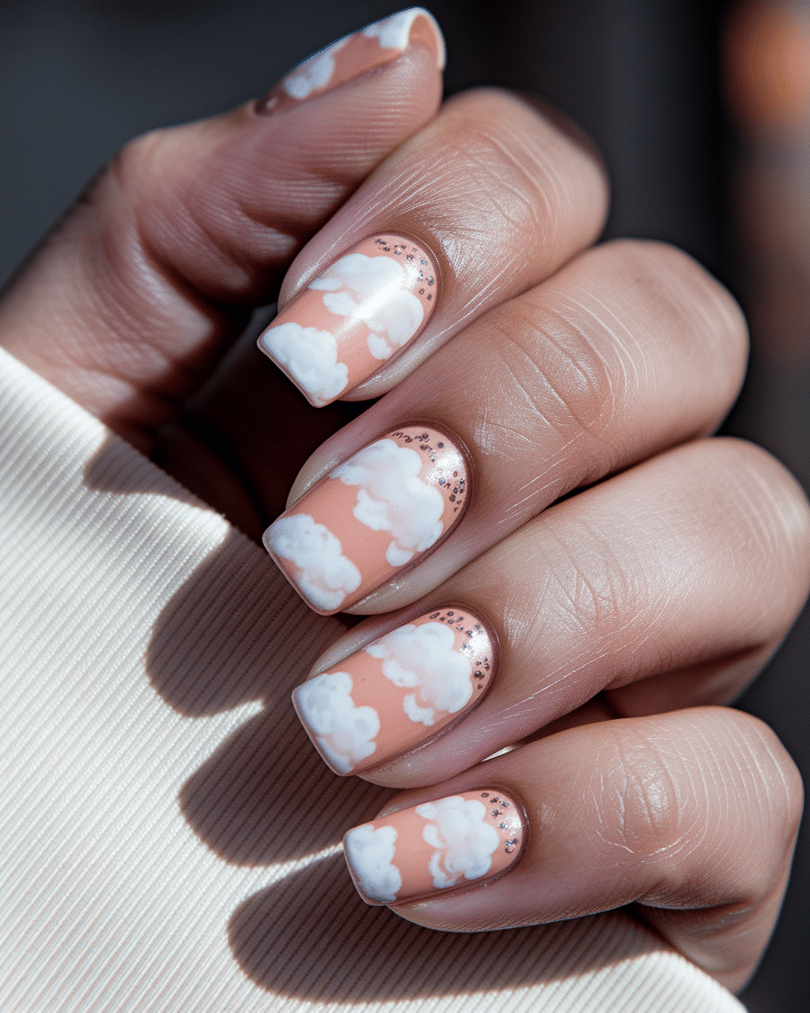 0010_3_a-close-up-photograph-of-a-beautifully-m_pik1Cf5ATf2hm72oGmFlWQ_hrJSKseiT1WRyEvnIjEWrA Dreamy Pastel Nail Designs with Cloud Art for a Soft and Serene Look